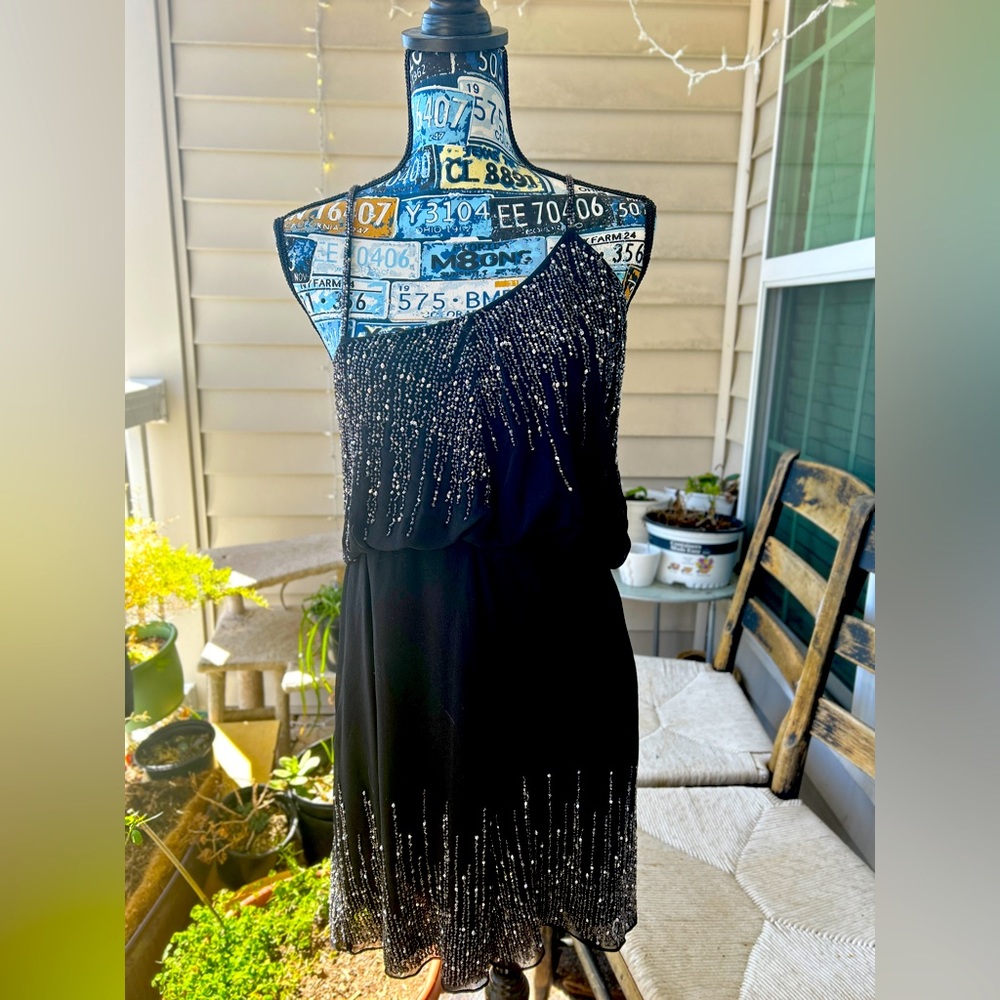 Yumi Kim Sequin and Silk Mini Dress Size Medium